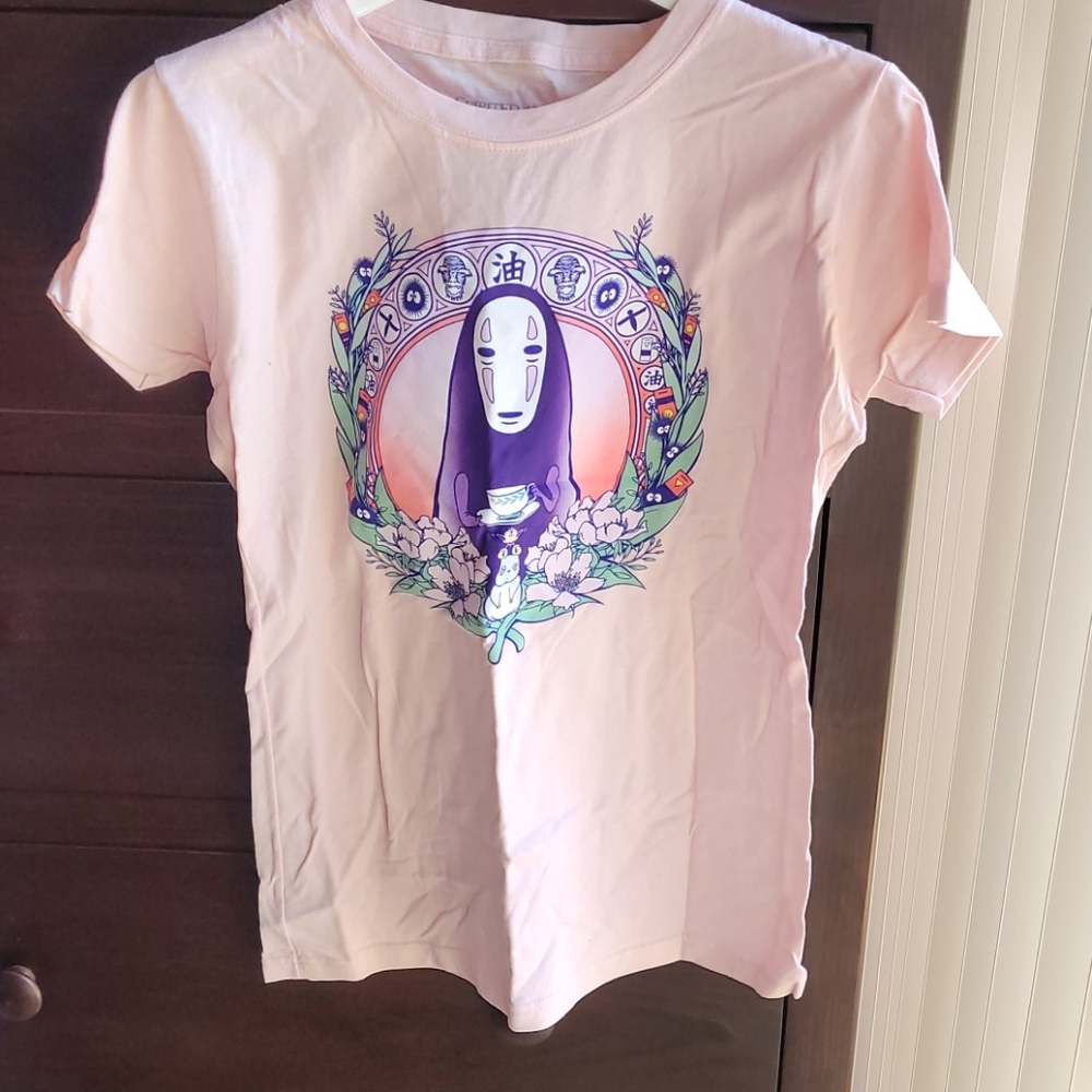 Pink Spirited Away T-shirt (medium)